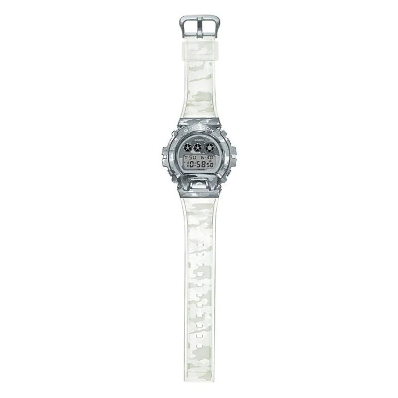 Casio G-Shock Metal Collection GM-6900SCM-1DR Silver Dial Stainless Steel Men's Watch detail view
