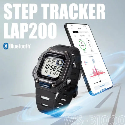 Casio Sports Digital WS-B1000-1AVDF Black Display Dial Resin Strap Men's Watch