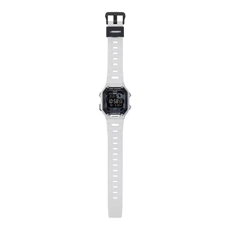Casio Sports Digital WS-B1000-8BVDF Grey Display Dial Resin Strap Men's Watch detail view