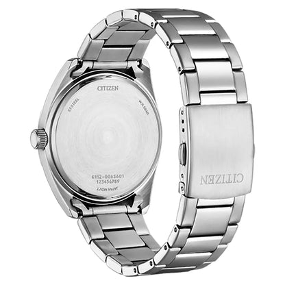 Citizen Quartz BI5110-54B Analog White/Ivory Dial 41mm Stainless Steel Men's Watch