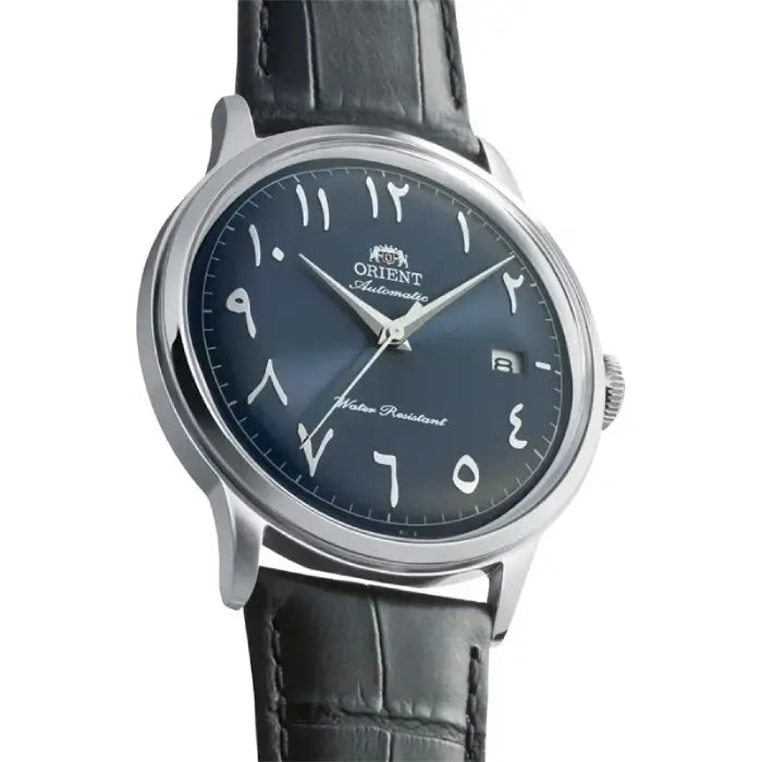Orient Classic Bambino Automatic RA-AC0036L Blue Arabic Dial 40.5mm Leather Strap Men's Watch