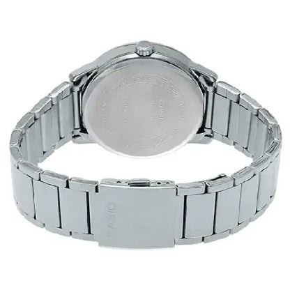 Casio Enticer MTP-E312D-1B1VDF Multi-Function Analog Black Dial Stainless Steel Men's Watch