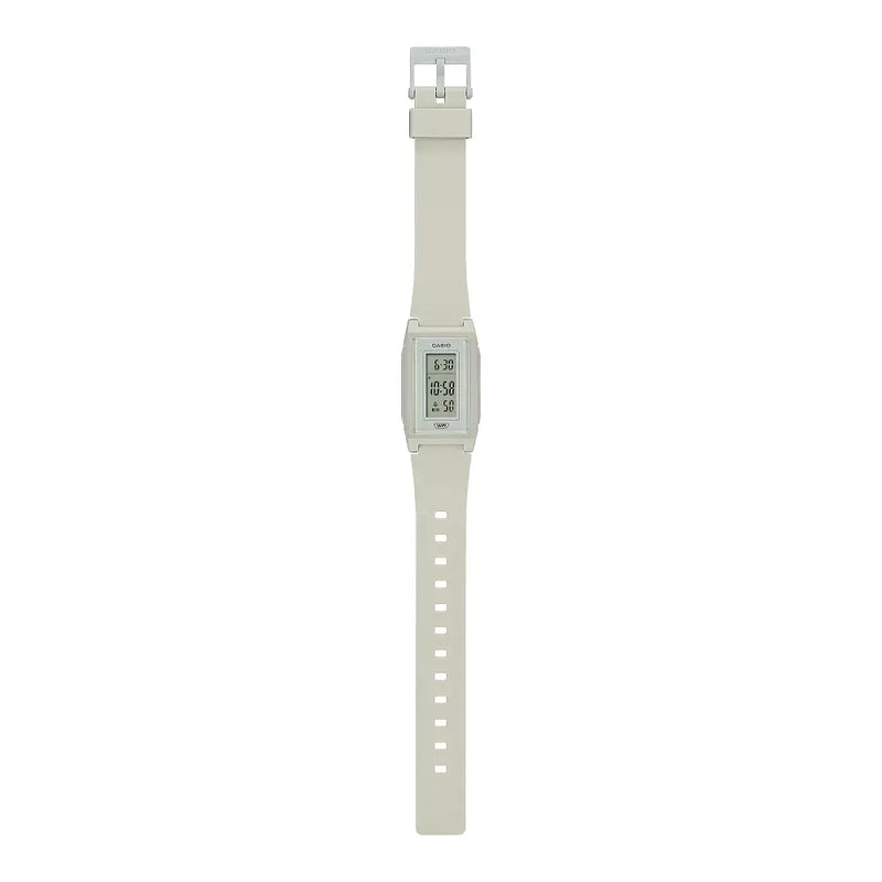 Casio Pop Series Digital LF-10WH-8DF Grey Dial Resin Strap Women's Watch detail view