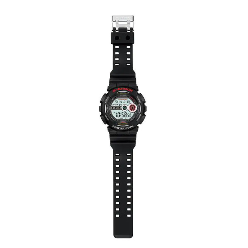 Casio G-Shock Casual GD-100-1ADR Black Dial Resin Men's Watch detail view