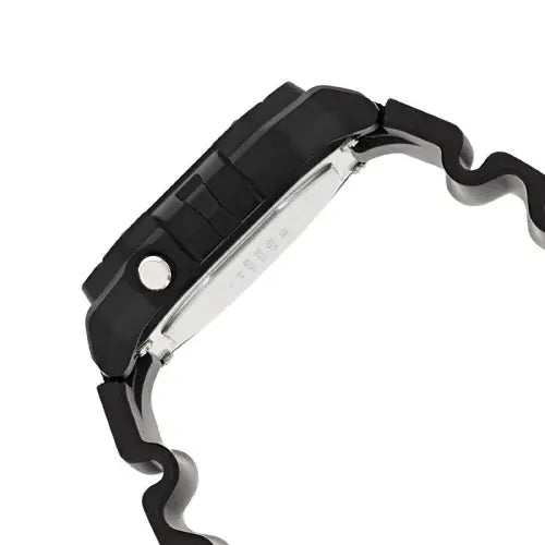 Casio Digital W-218H-1AVDF Black Display Dial Resin Strap Men's Watch detail view
