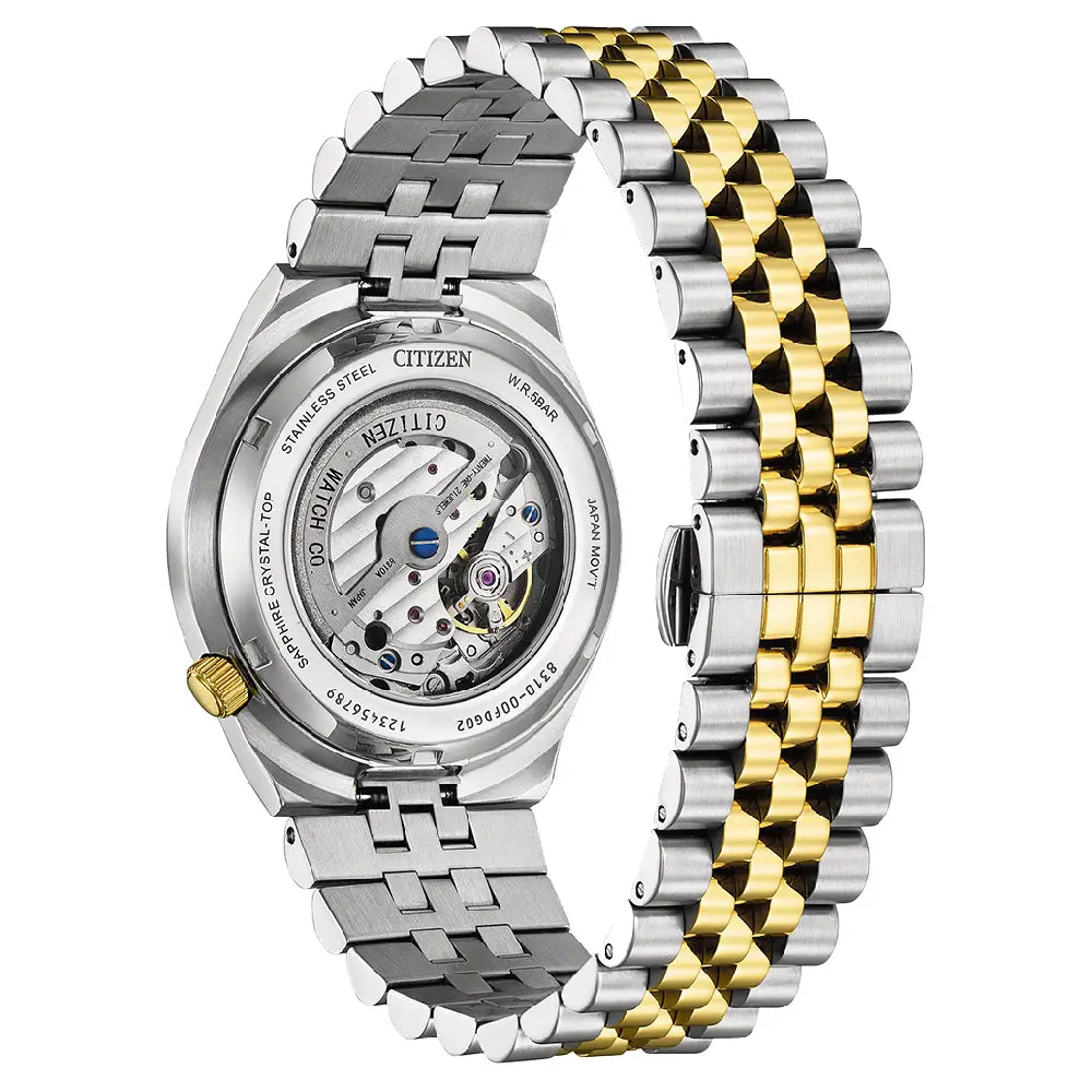 Citizen "Tsuyosa 60" NK0024-54X Mechanical Automatic Green Dial 40mm Stainless Steel Men's Watch