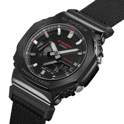 Casio G-Shock Metal Covered GM-2100CB-1ADR Black Dial Stainless Steel Men's Watch