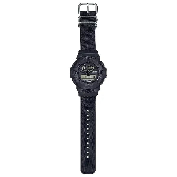Casio G-Shock Analog Digital GA-700BCE-1ADR Black Dial Resin Men's Watch
