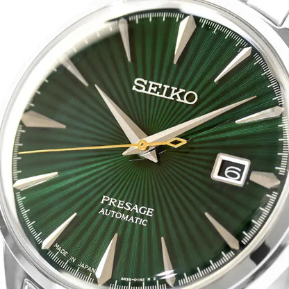Seiko Presage Cocktail Time SARY271 Green Mockingbird Dial 40.5mm Stainless Steel Men's Watch