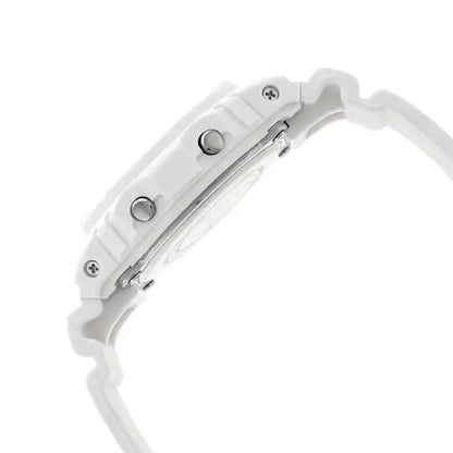 Casio G Shock DW-5600MW-7DR "Marine White" Digital Dial 42.8mm Resin Strap Men's Watch