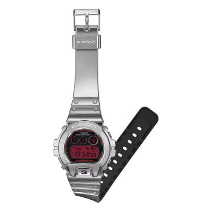 Casio G-Shock "Fine Metallic" GM-6900YRA-8 Black Dial 50mm Silicone Men's Watch