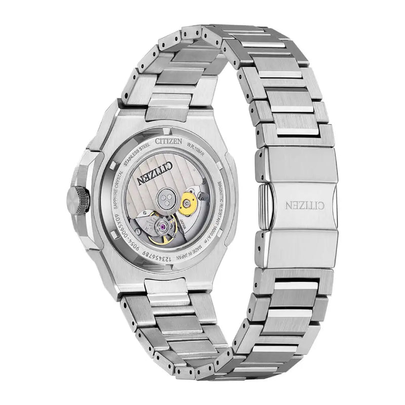 Citizen Series 8 Automatic GMT NB6034-58L Navy Blue Dial 41mm Stainless Steel Men's Watch detail view