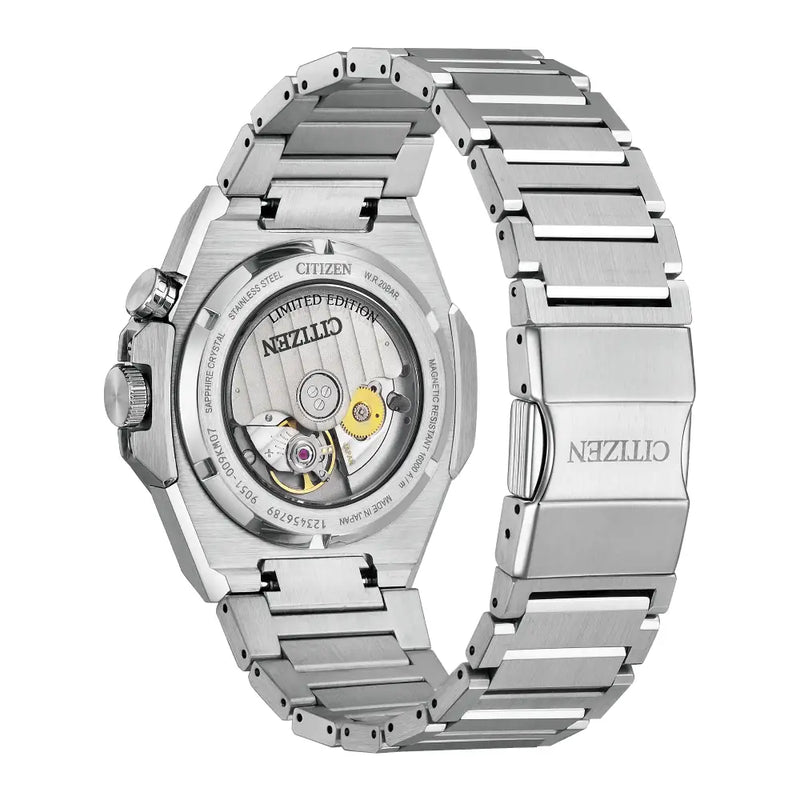 Citizen Series 8 NB6060-58H 890 "City Lights" Automatic Limited Edition (1200 pcs) Silver Dial 42.6mm Stainless Steel Men's Watch detail view