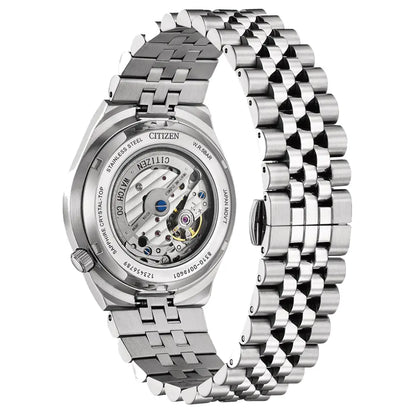 Citizen "Tsuyosa 60" NK0020-55E Mechanical Automatic Black Dial 40mm Stainless Steel Men's Watch