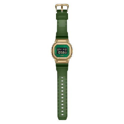 Casio G-Shock Digital GM-5600CL-3DR Green Dial Stainless Steel Men's Watch
