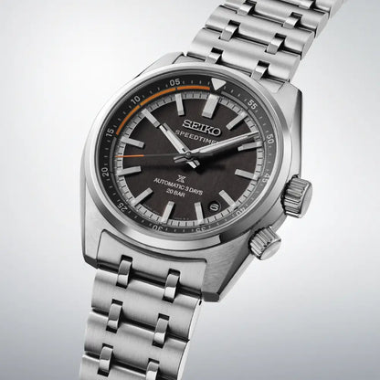 Seiko Prospex Speedtimer SBDC217 (SPB515J1) (Made in Japan) Black Dial 39.5mm Stainless Steel Men's Watch