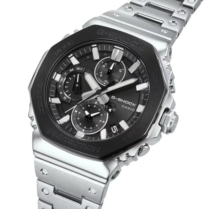 Casio G-Shock Full Metal CasiOak Chronograph GMC-B2100BT-1A Black Dial 46.3mm Stainless Steel Men's Watch