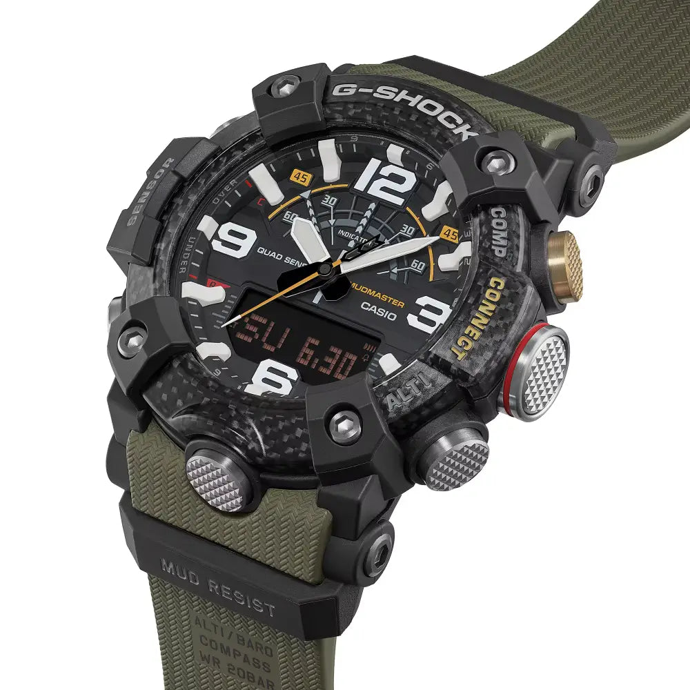 Casio G-Shock Mudmaster GG-B100X-1A3 Black Dial 51mm Resin Strap Men's Watch