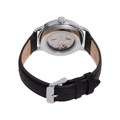 Orient Bambino RA-AC0022 Automatic Classic Silver Dial 40.5mm Leather Strap Men's Watch