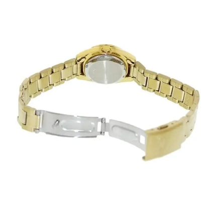 Seiko 5 Automatic SYMK20K1 Gold Dial 26mm Stainless Steel Women's Watch