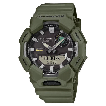 Casio G-Shock "Solar Step Tracker" GA-B010-3ADR Green Dial 49.3mm Bio-Based Resin Strap Men's Watch