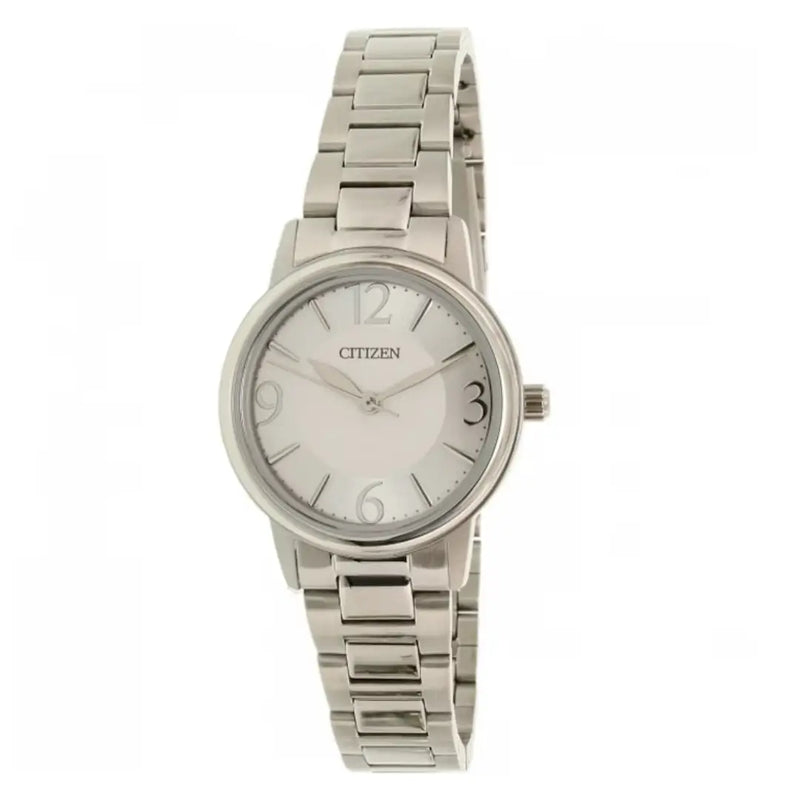 Citizen Quartz Analog EL3070-54A  White Dial 30mm Stainless Steel Women's Watch