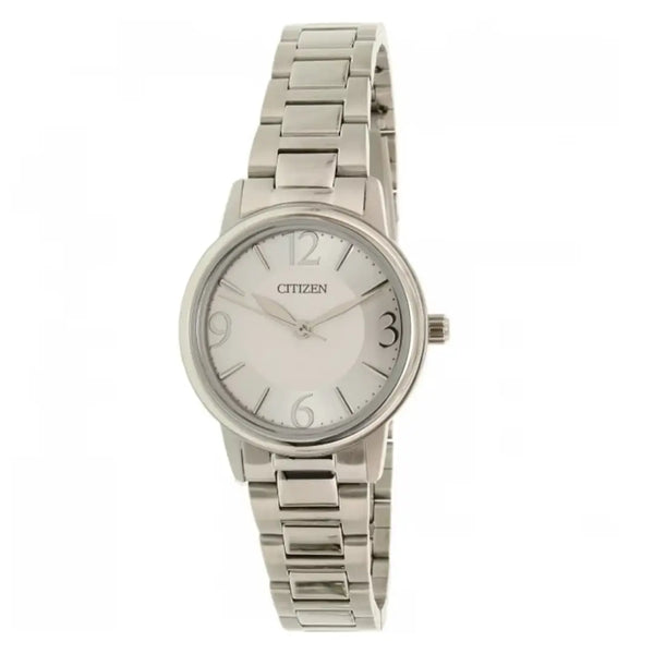 Citizen Quartz Analog EL3070-54A  White Dial 30mm Stainless Steel Women's Watch