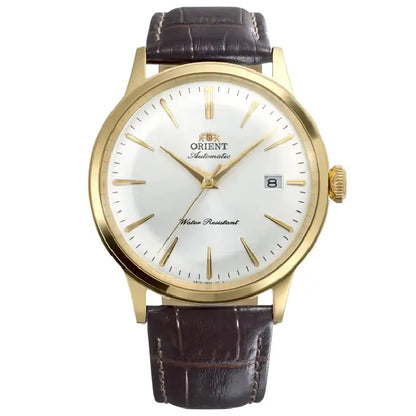 Orient Classic Bambino Automatic RA-AC0028S White Dial 40.5mm Leather Strap Men's Watch