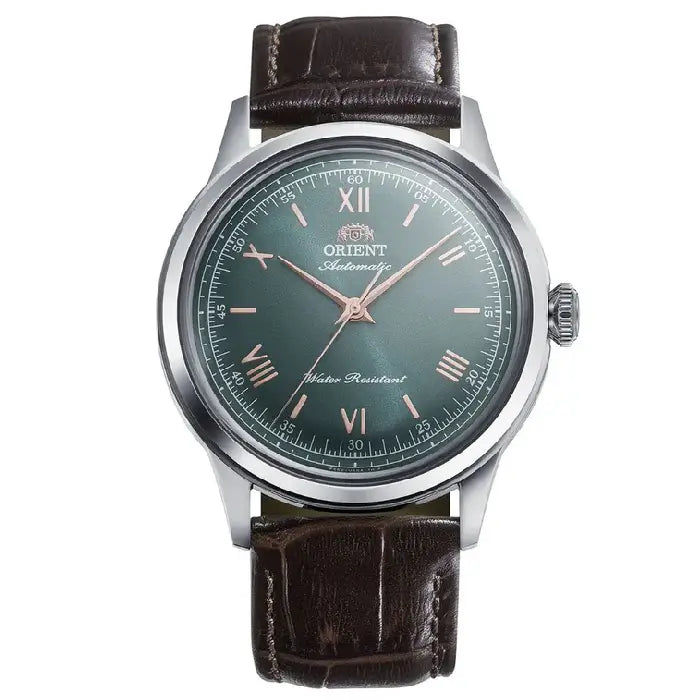 Orient Classic Bambino Automatic RA-BB0001E Green Dial 38.4mm Leather Strap Men's Watch