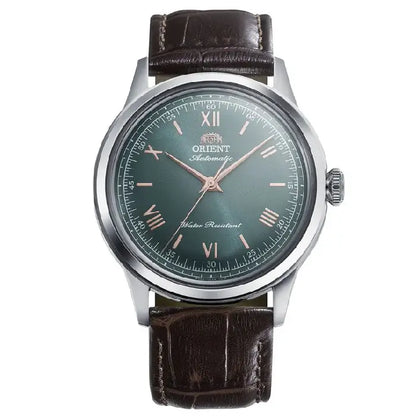 Orient Classic Bambino Automatic RA-BB0001E Green Dial 38.4mm Leather Strap Men's Watch