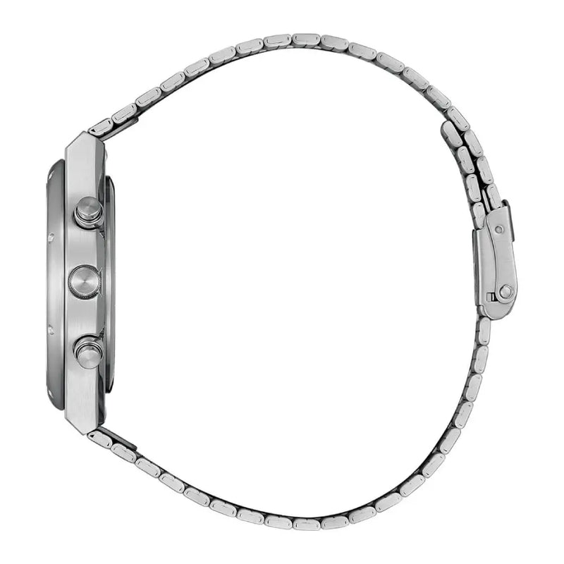 Citizen Eco-Drive AT2541-54A Chronograph White Dial 38mm Stainless Steel Men's Watch detail view