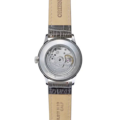 Orient Classic Bambino Limited Edition (3,300 Pcs) Automatic RA-BB0006N Grey Dial 38.4mm Leather Strap Men's Watch