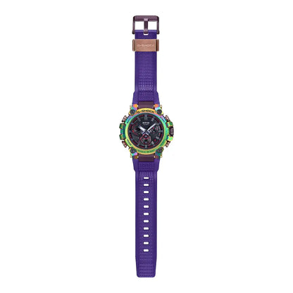 Casio G Shock MTG-B3000PRB-1A Analog Tough Solar Multi-Band 6 Multi-Color Dial Resin Strap Men's Watch