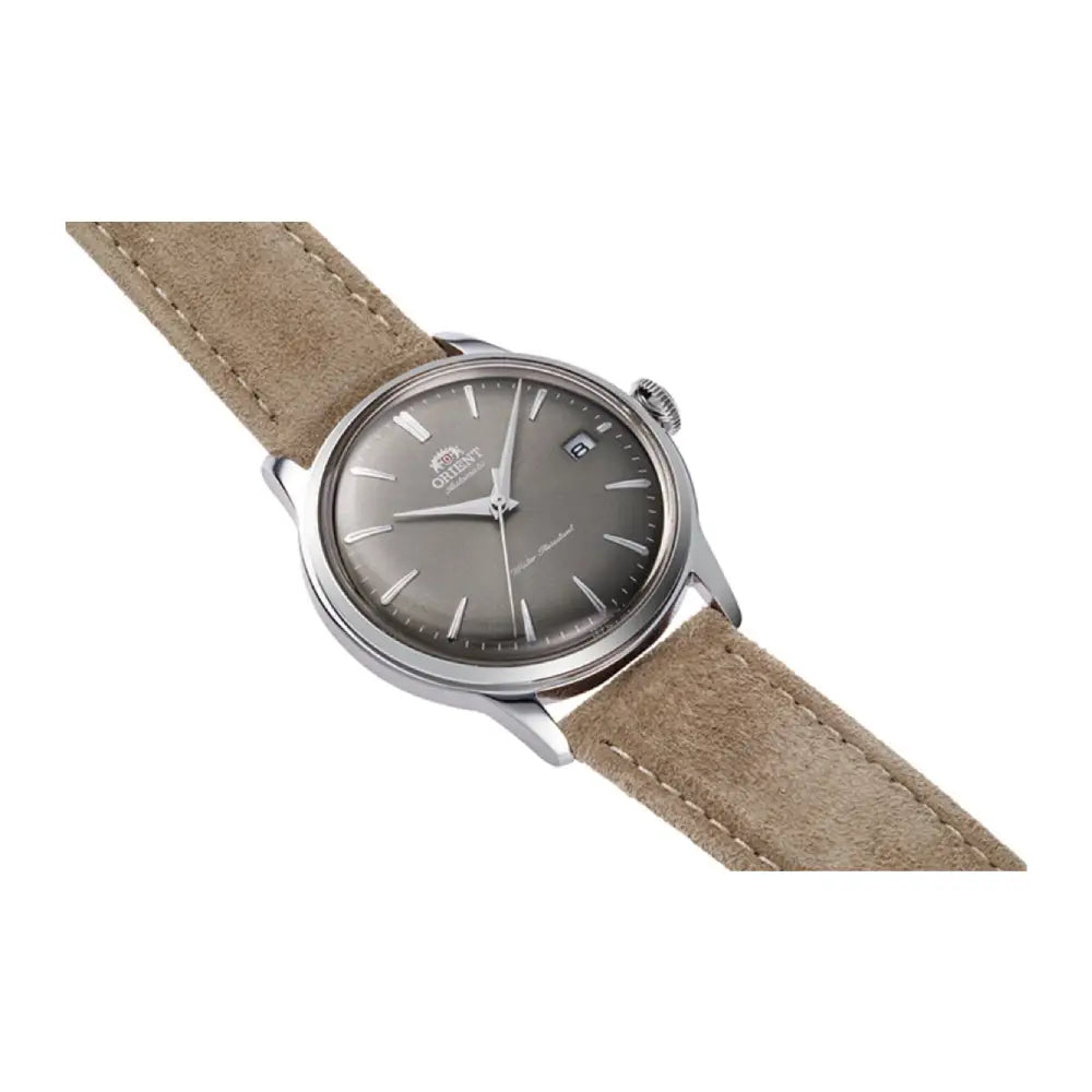 Orient Classic Bambino 38 RA-AC0M13N30B Grey Dial 38.4mm Leather Strap Men's Watch