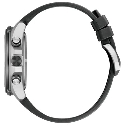 Citizen Promaster Land JV1007-07E Ani-Digi Eco-Drive Black Dial 44mm Rubber Strap Men's Watch