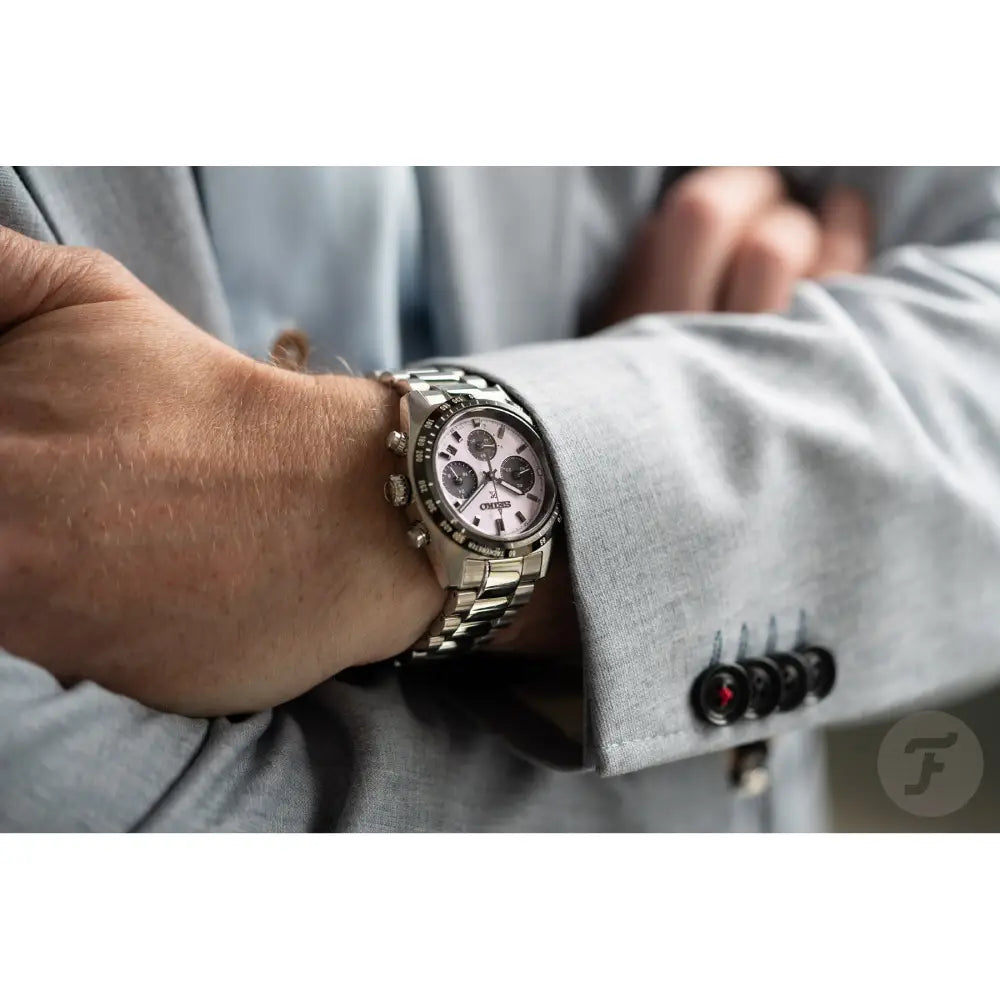 Seiko Prospex SSC955P1/SBDL119 Solar Chronograph Limited Edition (6000 Pcs Worldwide) Purple Dial 39.0mm Stainless Steel Men's Watch
