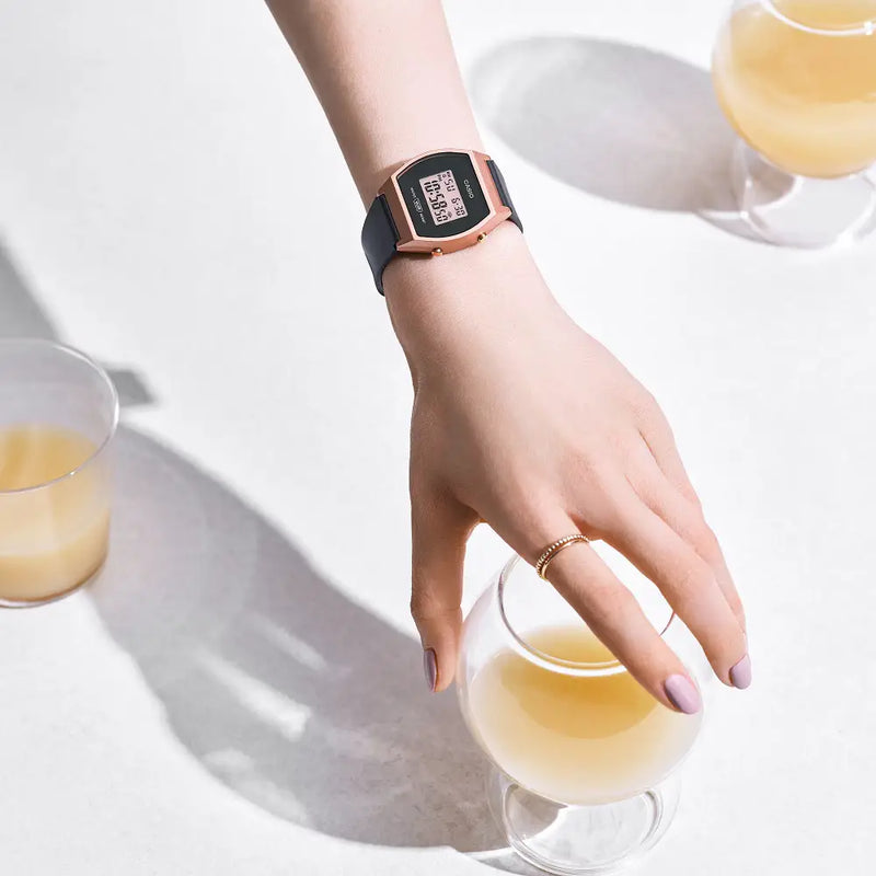 Casio Collection LW-204-1ADF Digital Black Dial Resin Strap Women's Watch detail view