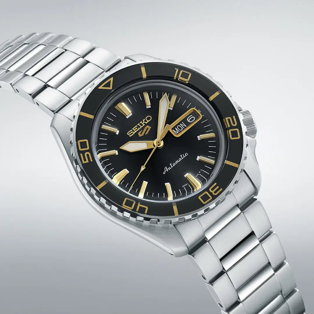 Seiko 5 Sports SRPK99K1  Automatic Diver-Style Black Dial 42.5mm Stainless Steel Men's Watch