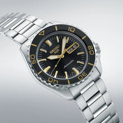 Seiko 5 Sports SRPK99K1  Automatic Diver-Style Black Dial 42.5mm Stainless Steel Men's Watch