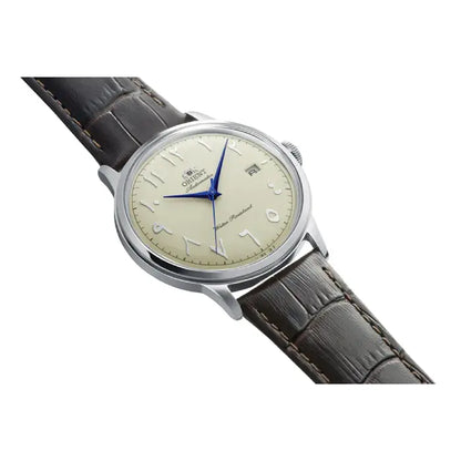 Orient Classic Bambino Automatic RA-AC0039Y Ivory Arabic Dial 40.5mm Leather Strap Men's Watch