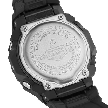 Casio G Shock G-SQUAD Analog-Digital Bluetooth GBA-950-1A Black Dial Resin Strap Men's Watch