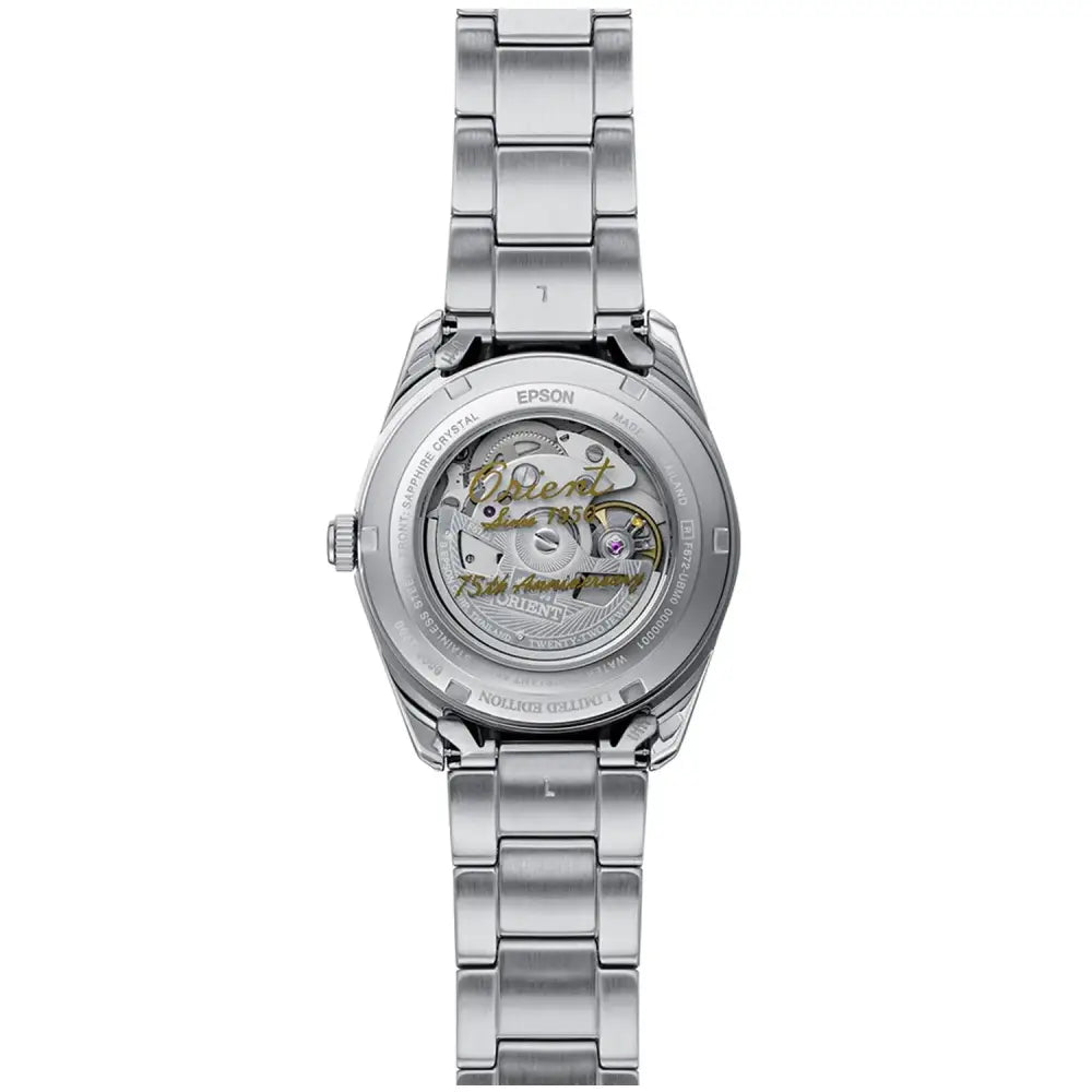 Orient Stretto RA-AC0R04N 75th Anniversary Limited Edition (2900 Pcs) Automatic Grey Dial 38.5mm Stainless Steel Men's Watch