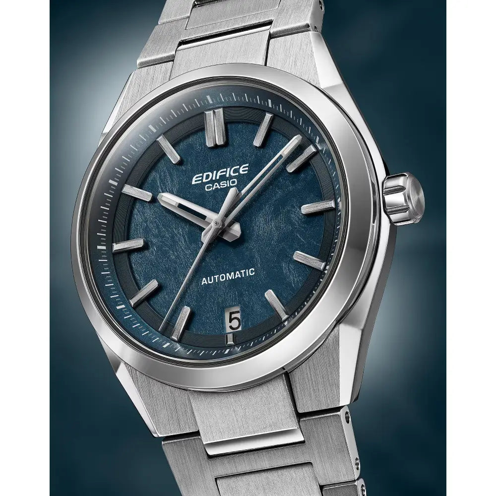 Casio Edifice Automatic EFK-100D-2ADR Blue Dial 39mm Stainless Steel Men's Watch