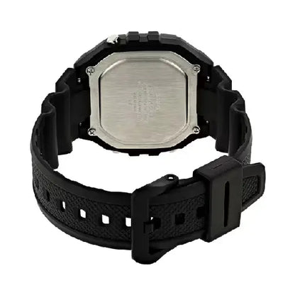 Casio Digital W-218H-1AVDF Black Display Dial Resin Strap Men's Watch