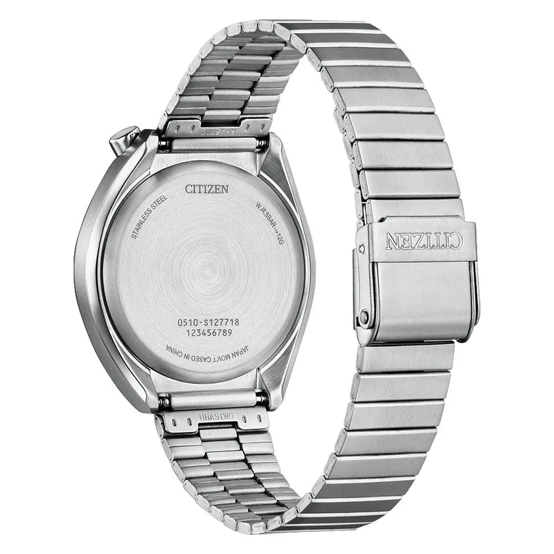 Citizen Record Label Playground Edition AN3660-73X Green Dial 38mm Stainless Steel Men's Watch detail view