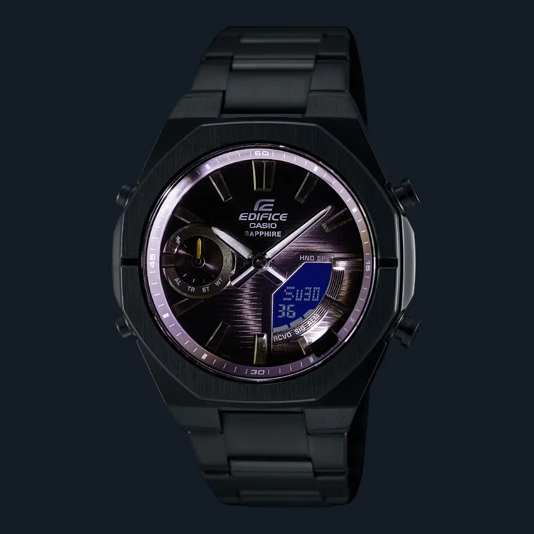 Casio Edifice ECB-S10D-2ADF Bluetooth Blue Dial 43mm Stainless Steel Men's Watch