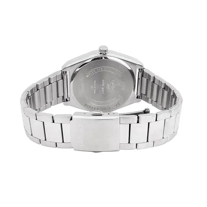 Casio Enticer MTP-M300D-7AVDF Multi-Hand Moon Phase Analog White Dial Stainless Steel Men's Watch detail view