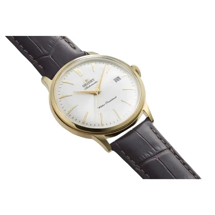 Orient Classic Bambino Automatic RA-AC0028S White Dial 40.5mm Leather Strap Men's Watch
