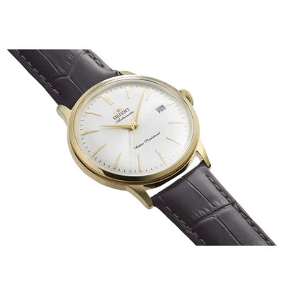 Orient Classic Bambino Automatic RA-AC0028S White Dial 40.5mm Leather Strap Men's Watch