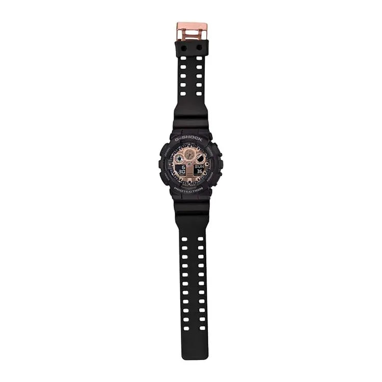Casio G-Shock Three-Eyed Monster Analog Digital GA-100MMC-1 Black Dial 51.2mm Resin Strap Men's Watch
